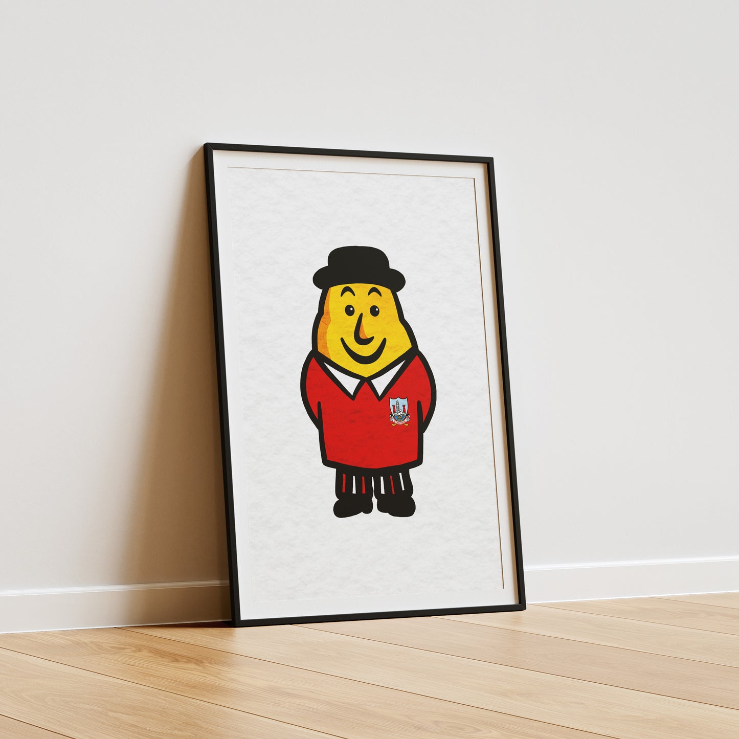 Potato Man Personalised County Print