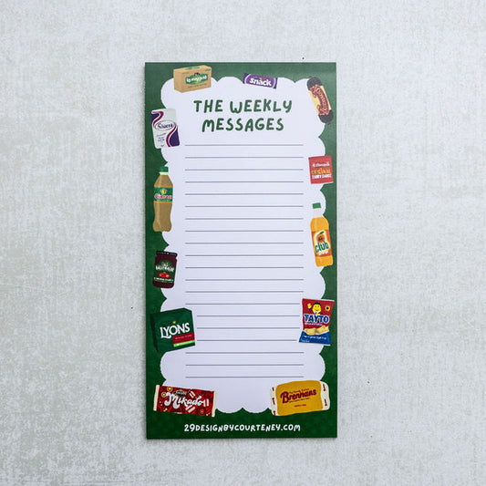 DL 'The Weekly Messages' Notepad