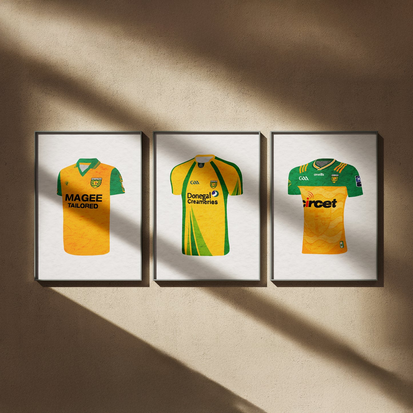 Donegal Jersey Set of 3 A4 Prints