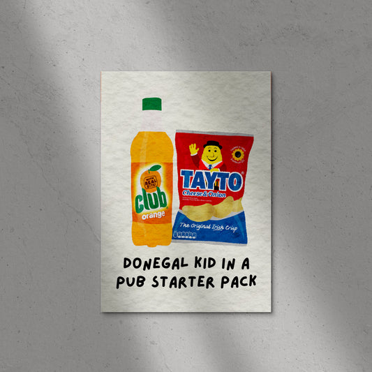 Donegal Kid In A Pub Print 2