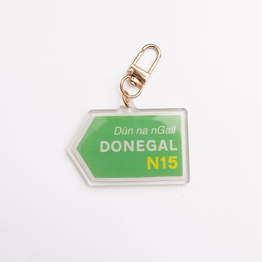 Donegal Road Sign Keyring
