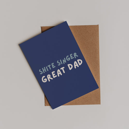 Shite Singer Card