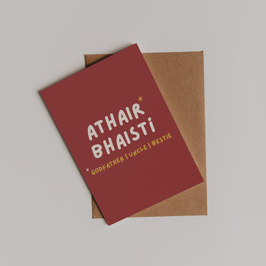 Athair Bhaistí Card