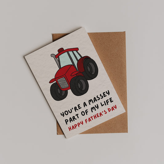 Tractor Father's Day Card