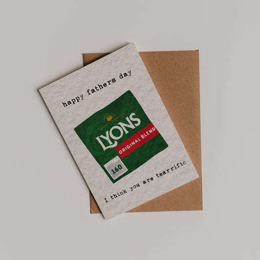 Teariffic Dad Card