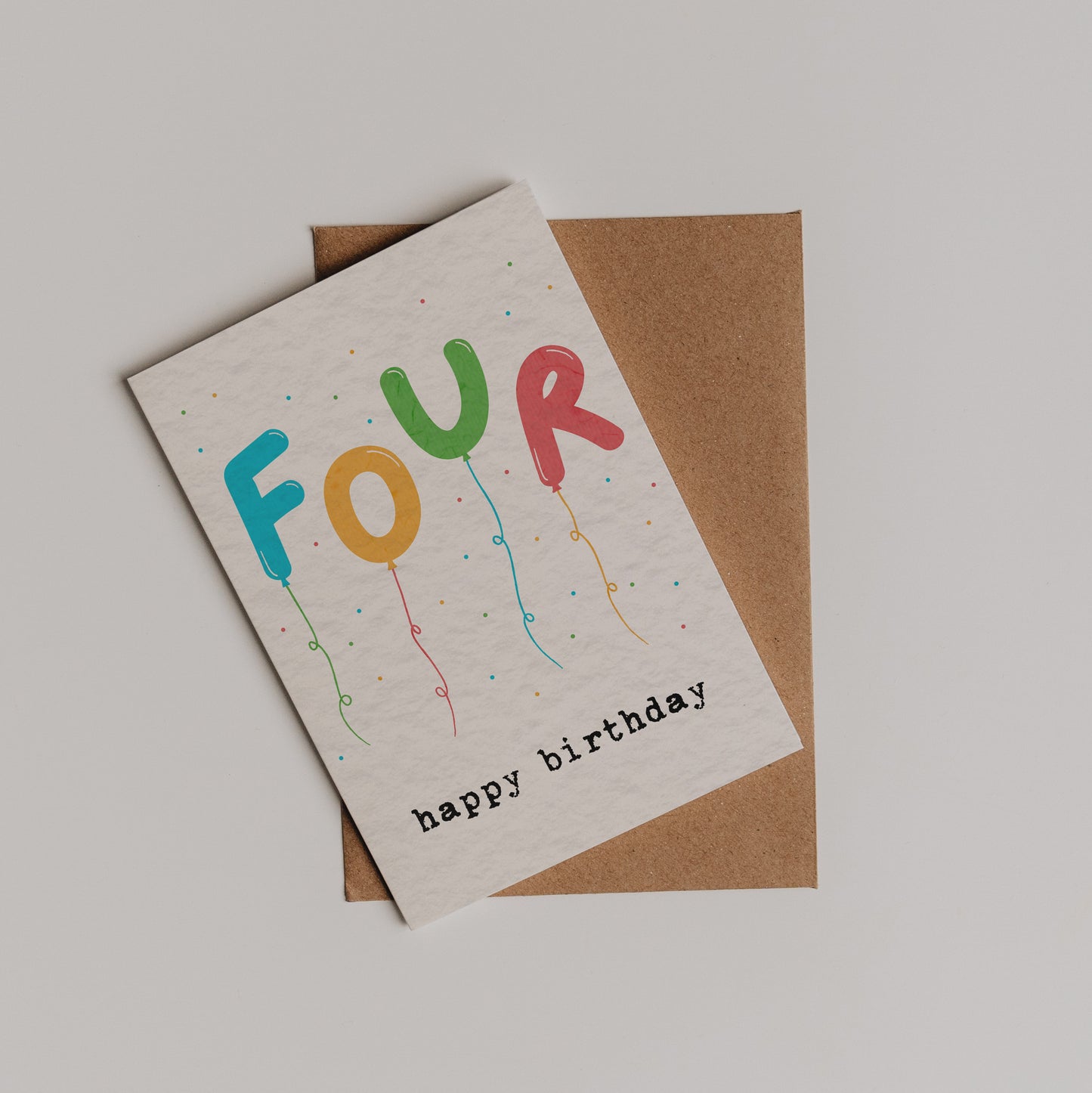 Fourth Birthday Balloons