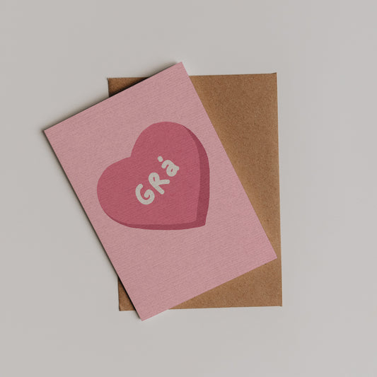 Grá Heart Card