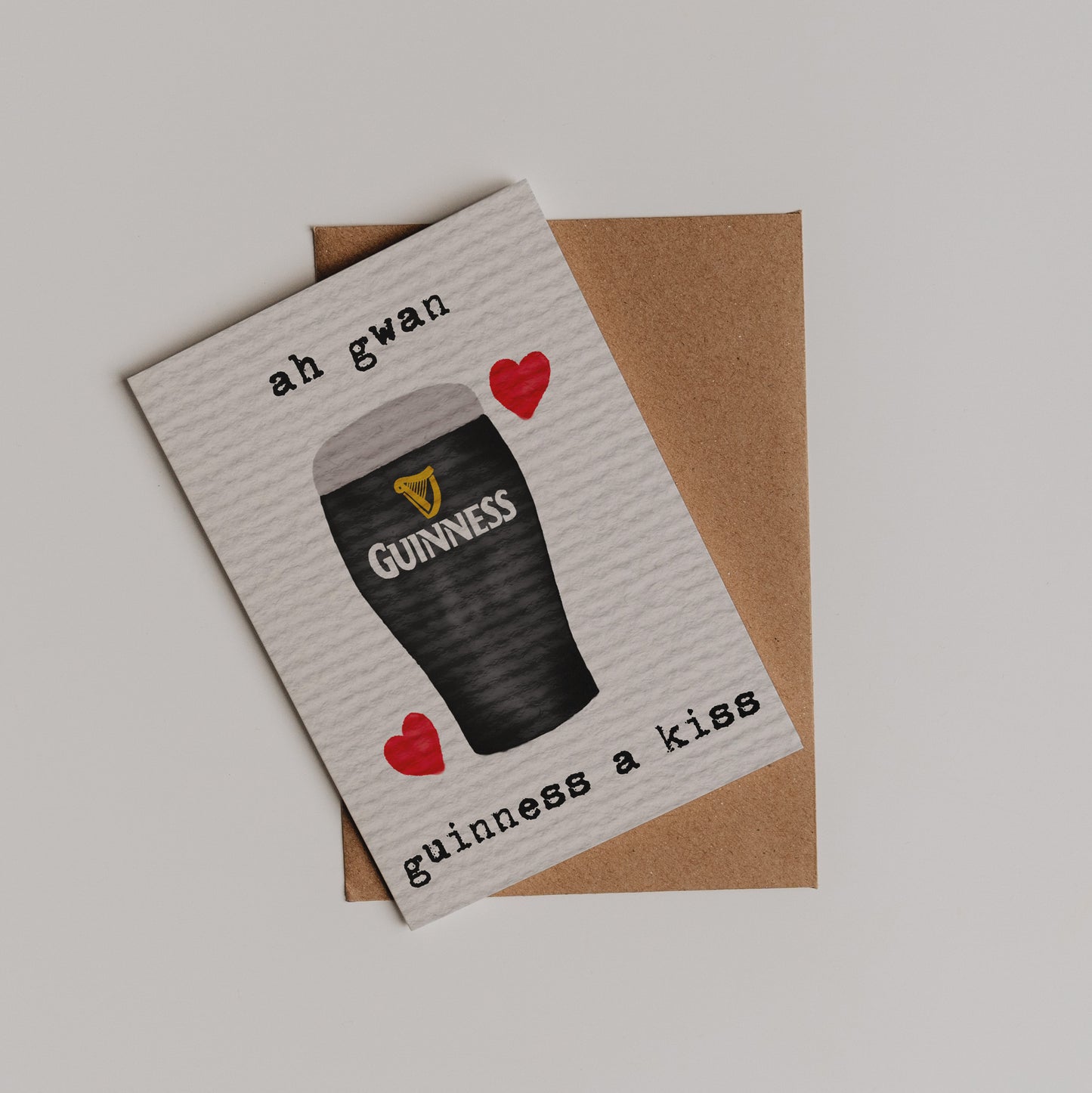 Guinness A Kiss Card