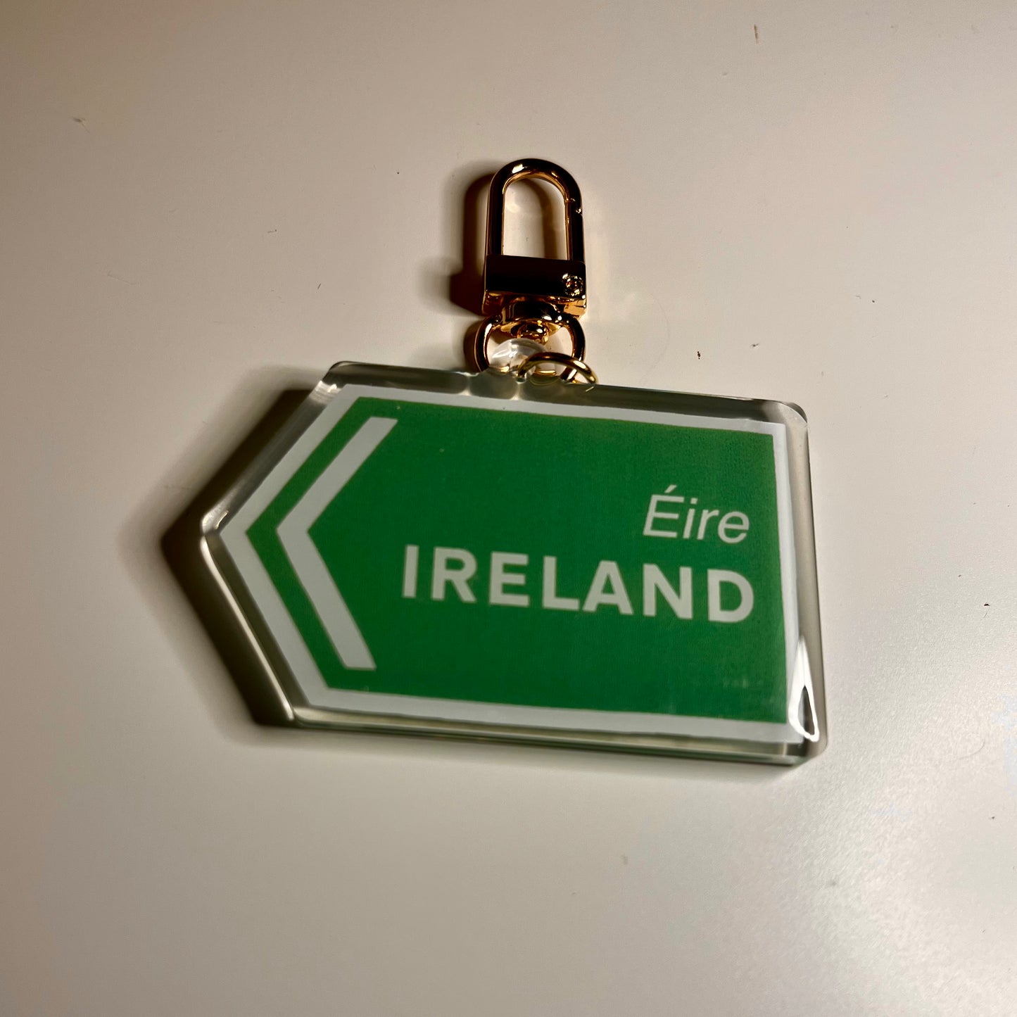 Ireland Road Sign Keyring