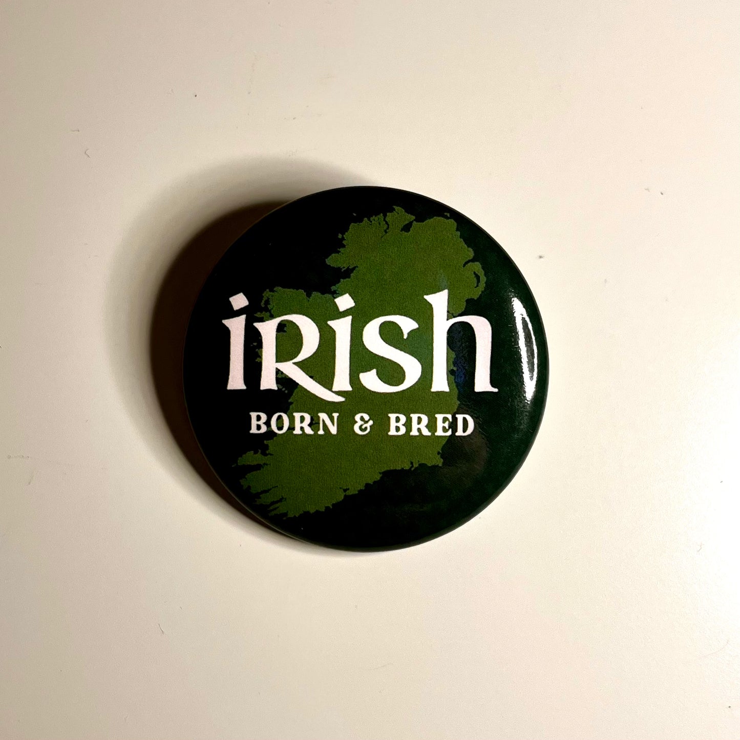 Irish Born & Bred Button Pin