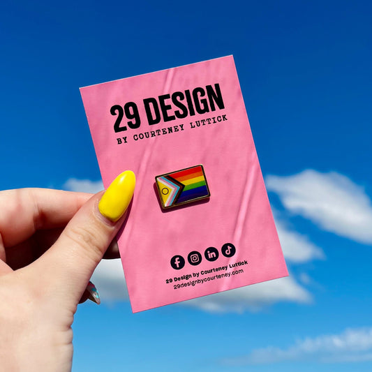 Progress Pride Flag Pin