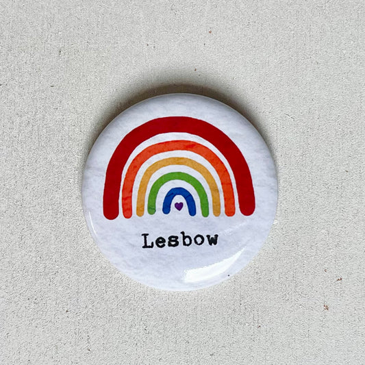 Lesbow Button Pin