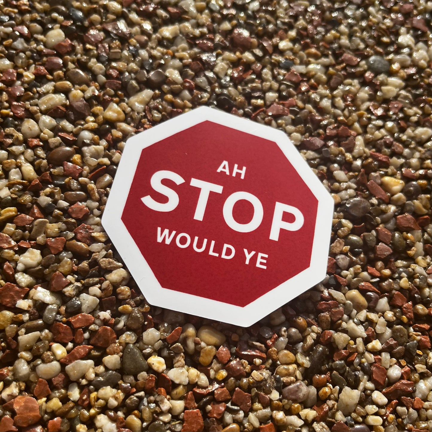 Ah Stop Sticker