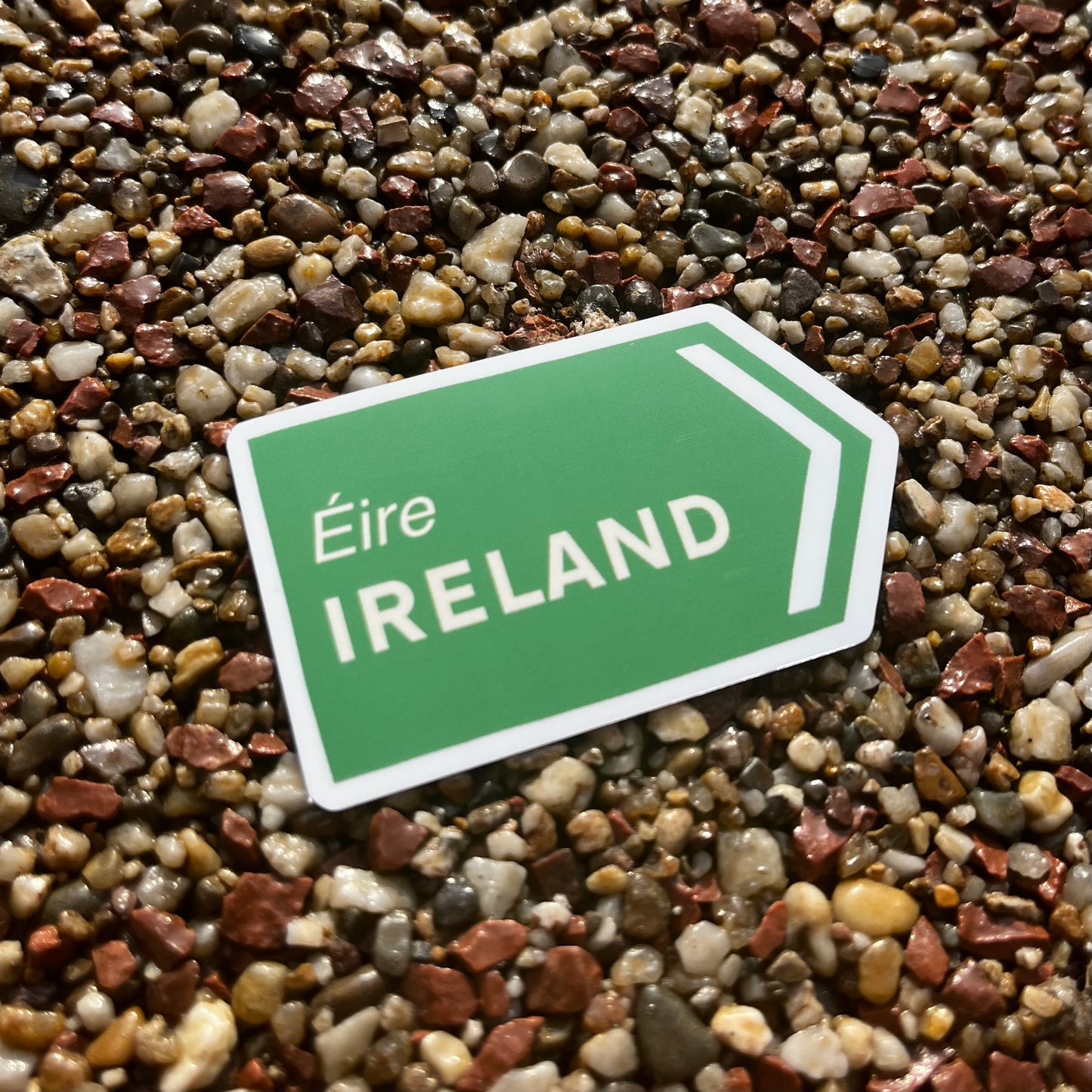 Ireland Road Sign Sticker