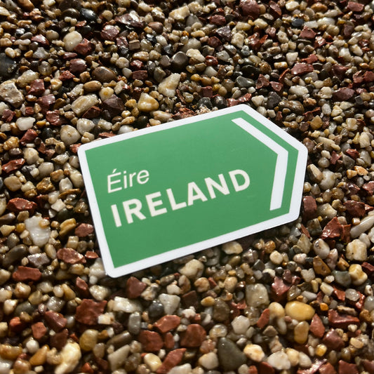 Ireland Road Sign Sticker