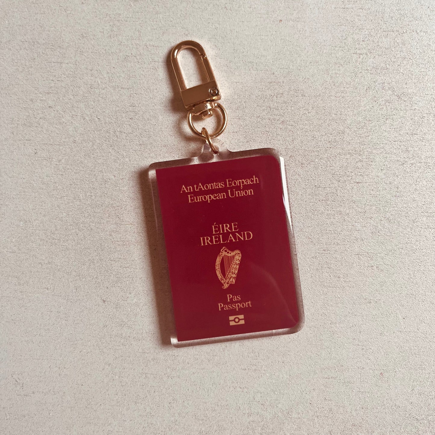 PREORDER Irish Passport Keyring