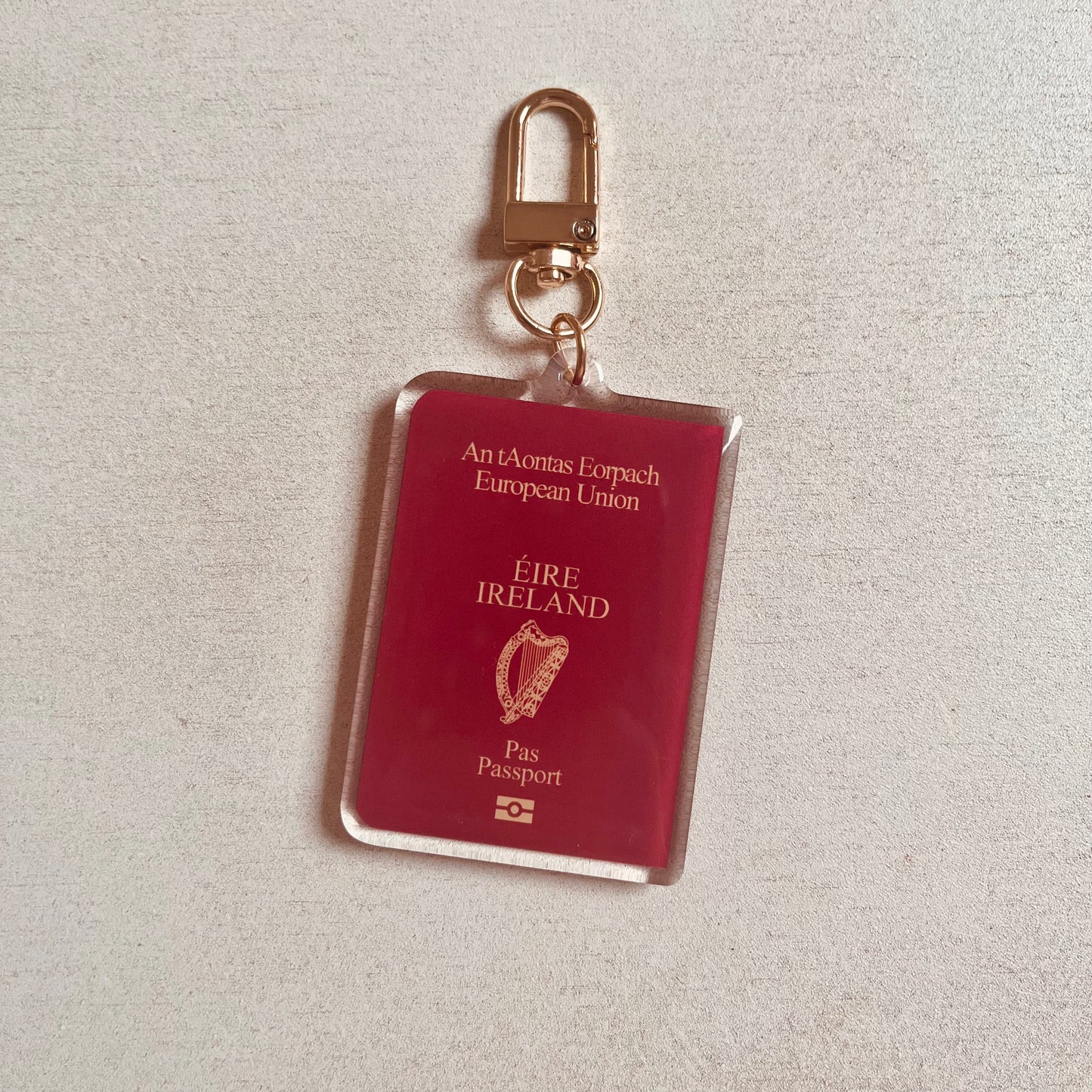 PREORDER Irish Passport Keyring