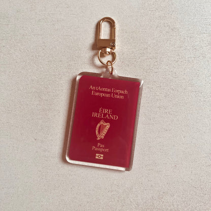 PREORDER Irish Passport Keyring