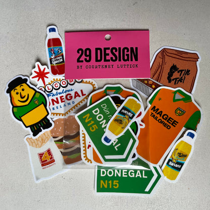 Donegal Themed Sticker Pack