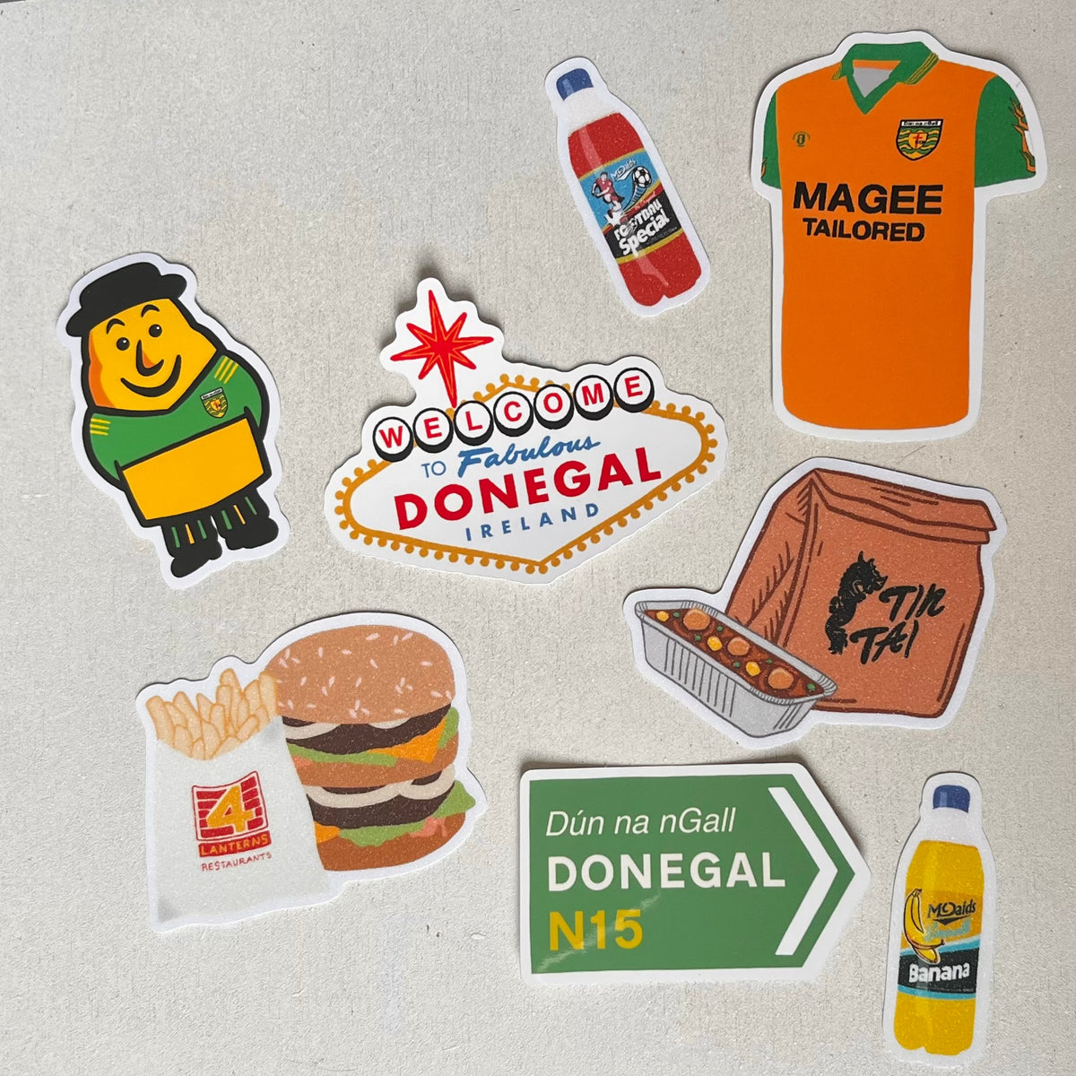 Donegal Themed Sticker Pack