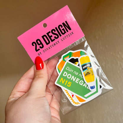 Donegal Themed Sticker Pack