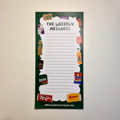 DL 'The Weekly Messages' Notepad