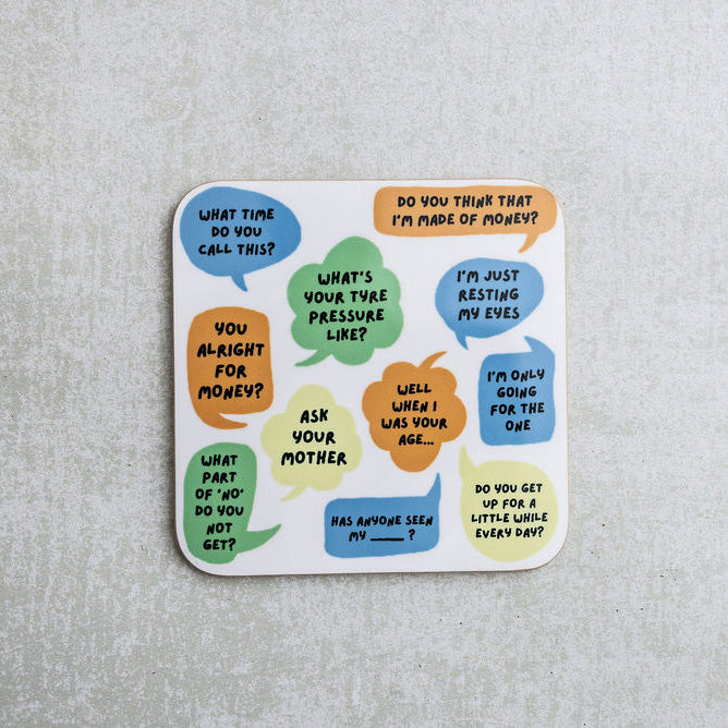 Irish Daddy Sayings Coaster