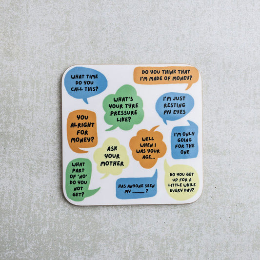 Irish Daddy Sayings Coaster