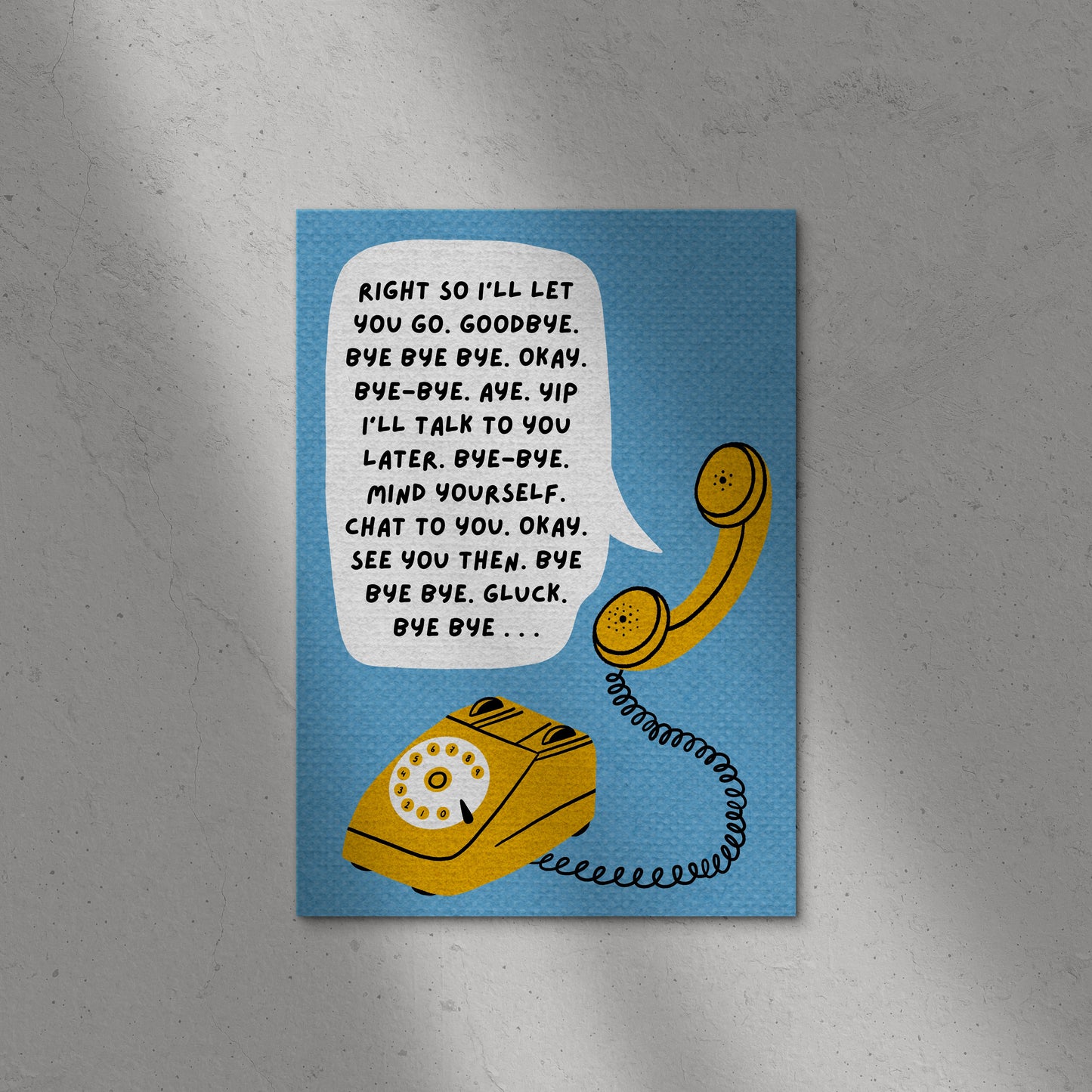 The Irish Phone Call Print