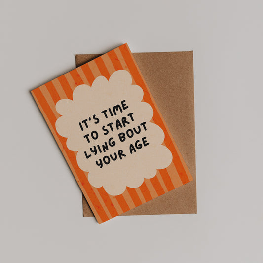 Lying About Your Age Card