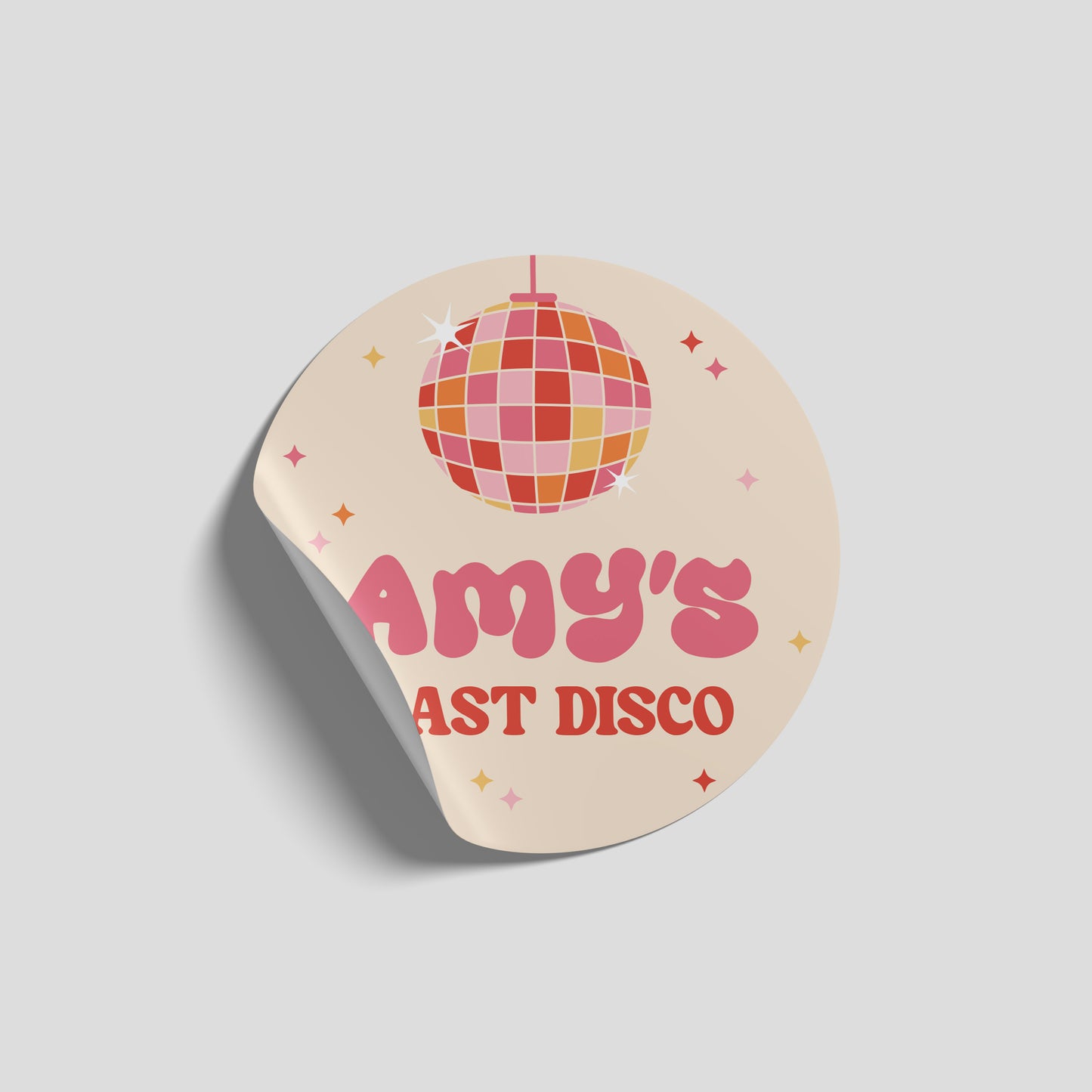 Brides Last Disco Hen Party Sticker Sheet
