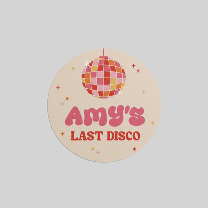 Brides Last Disco Hen Party Sticker Sheet