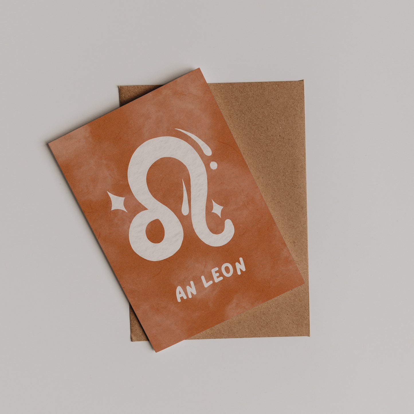 Zodiac Starsign Birthday Card As Gaeilge