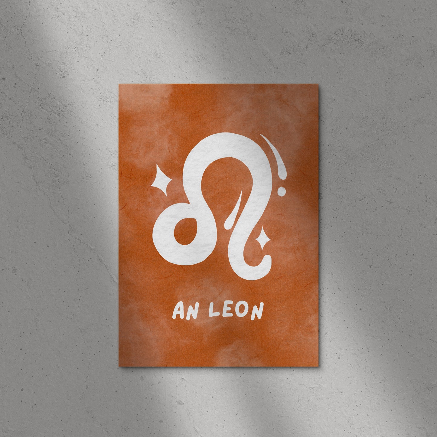 Zodiac Starsign Print As Gaeilge