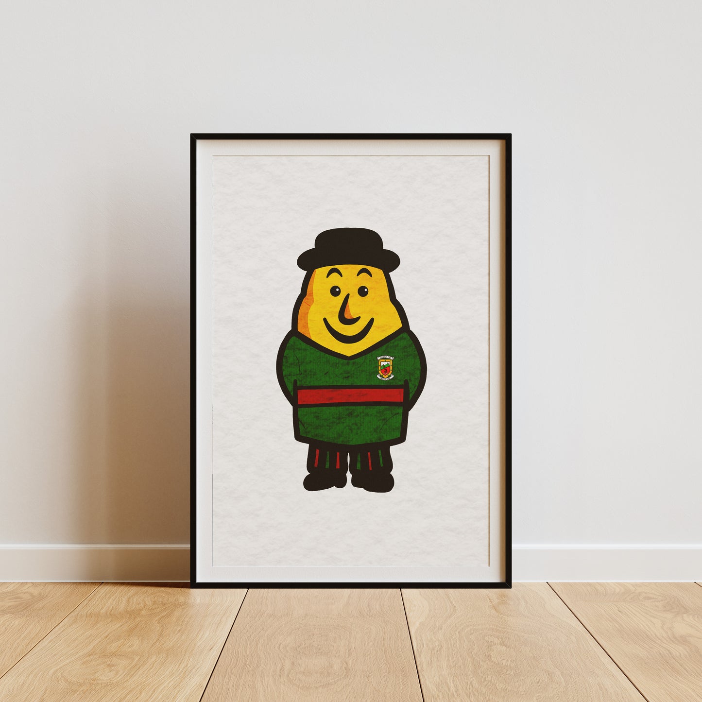 Potato Man Personalised County Print
