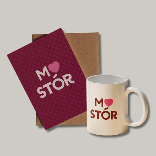 Mo Stór Card & Mug Set