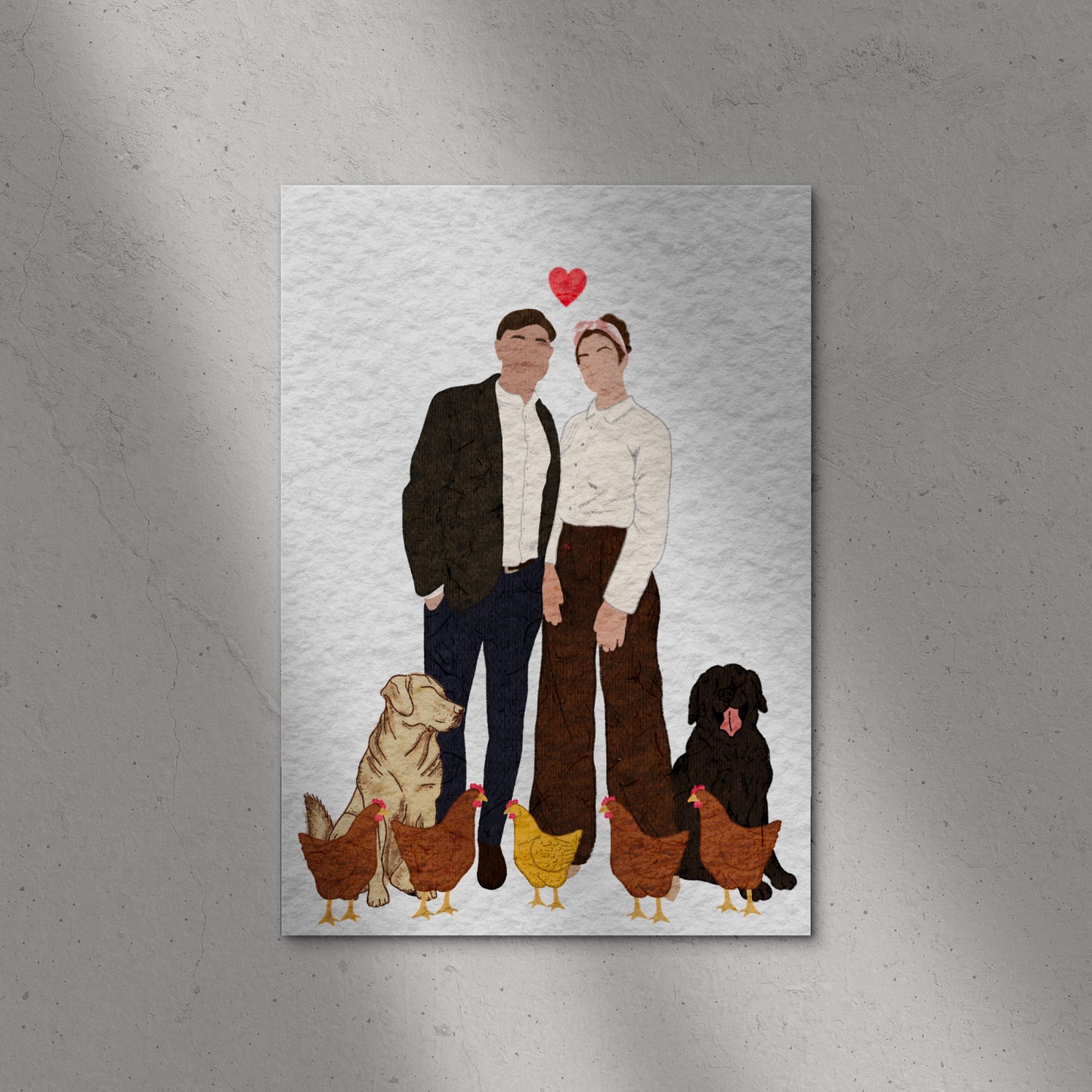 Personalised Hand-drawn Print