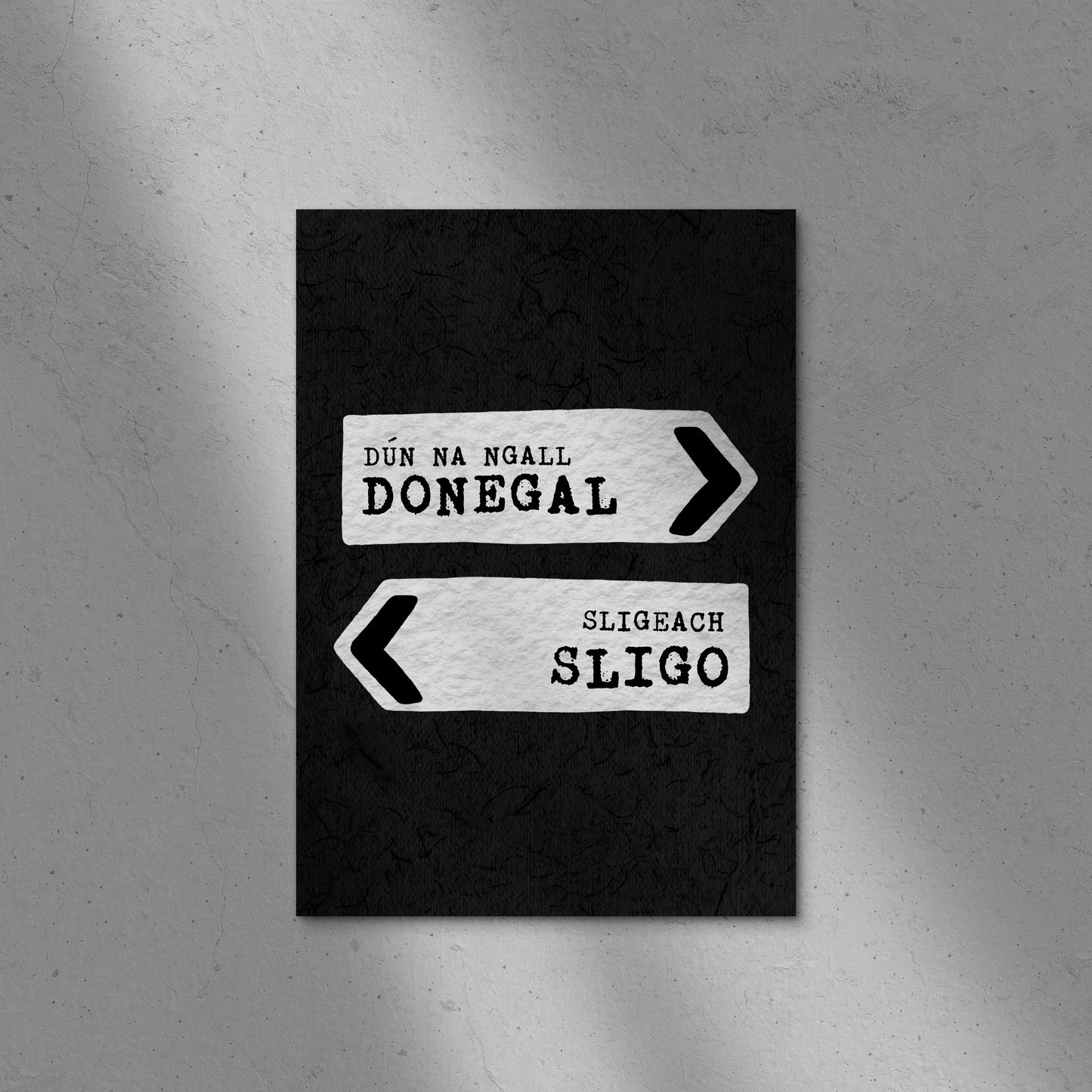 Personalised County Sign Print