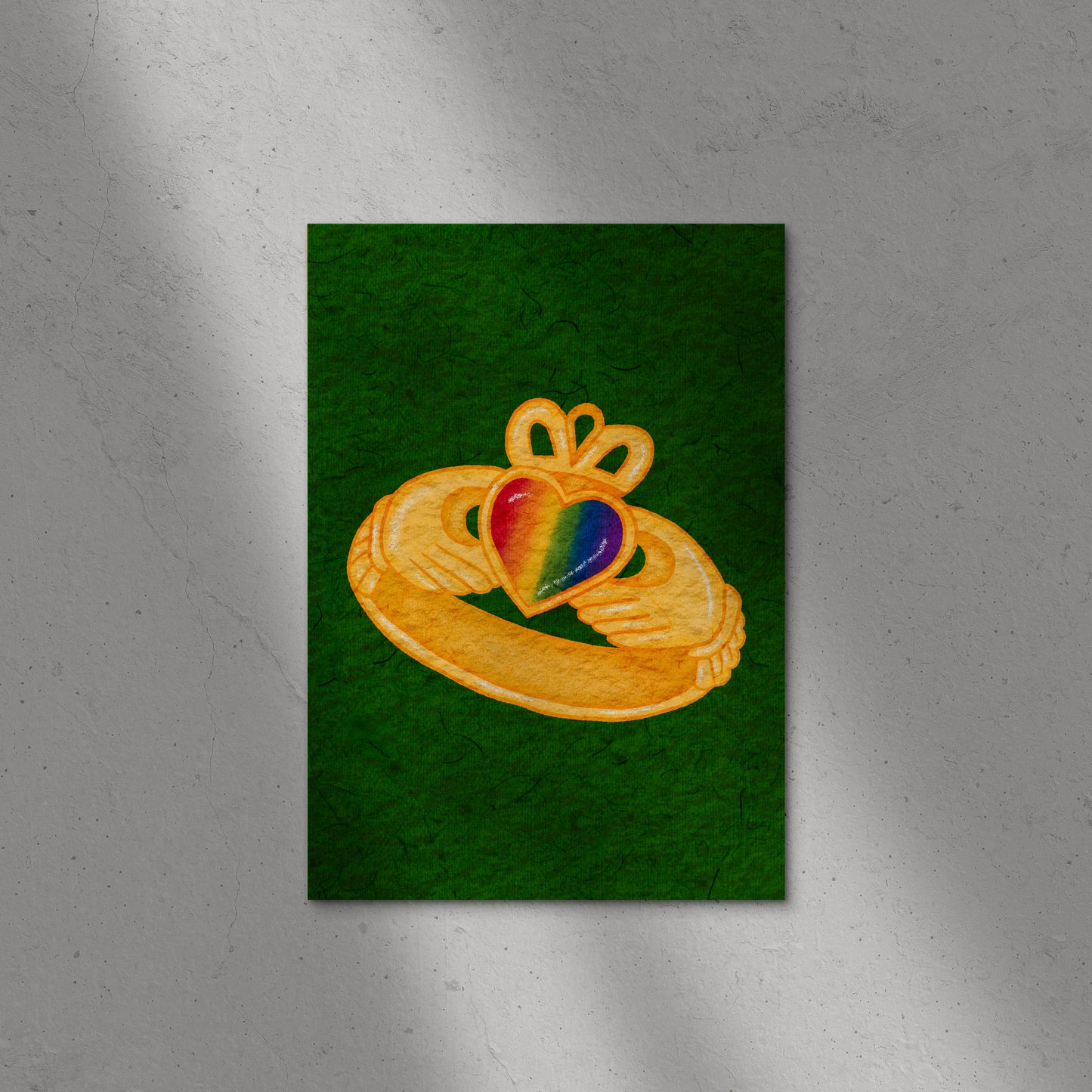 Rainbow Claddagh