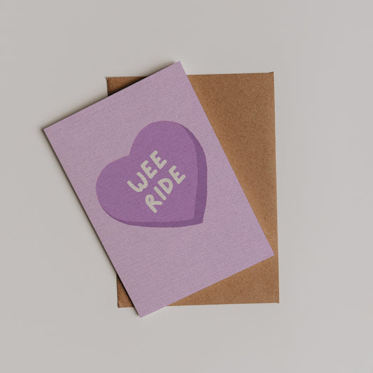 Wee Ride Heart Card