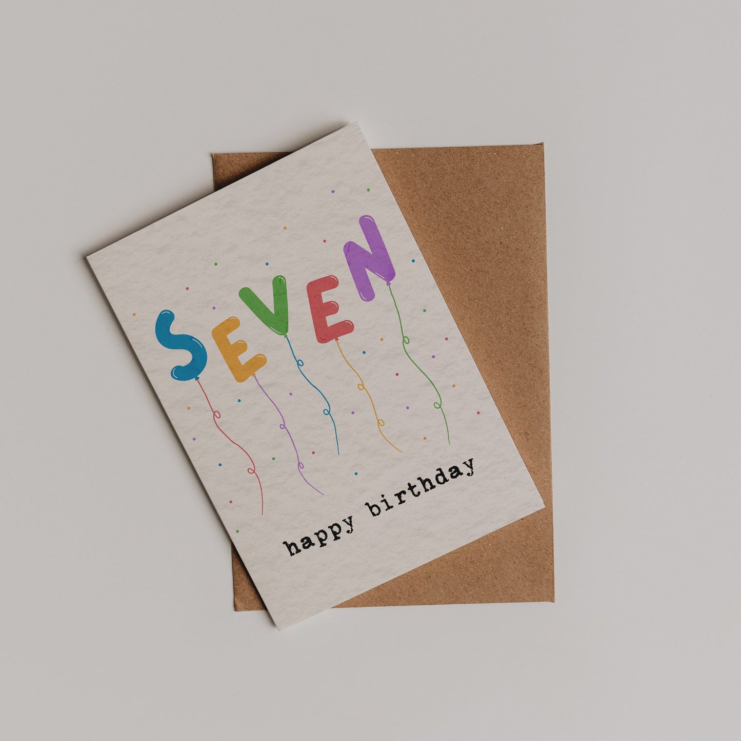 Seventh Birthday Balloons