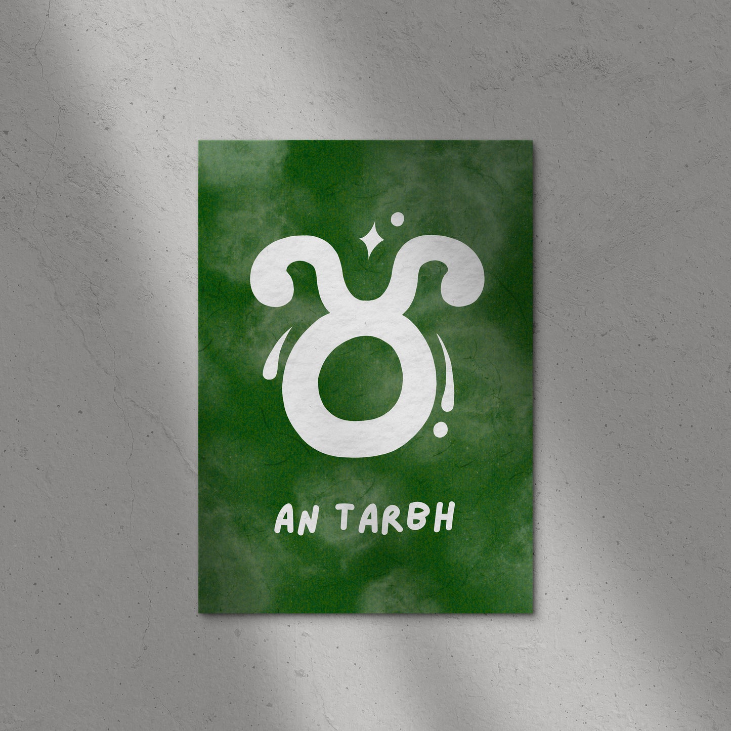 Zodiac Starsign Print As Gaeilge