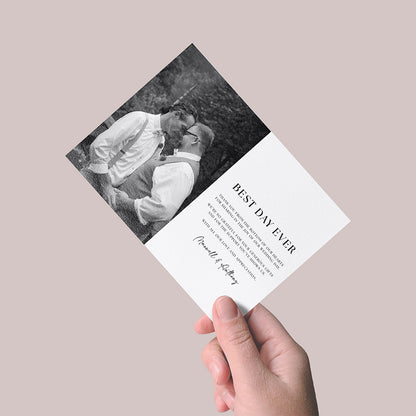 Wedding Thank You Postcard