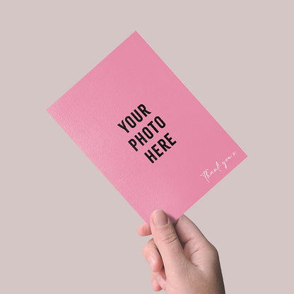 Wedding Thank You Card Doubled Sided