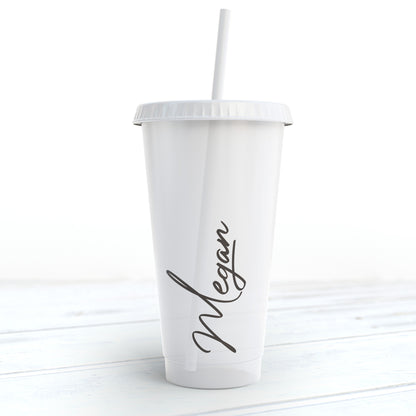 Personalised Name Reusable Plastic Cups