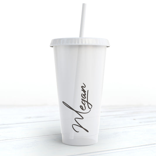 Personalised Name Reusable Plastic Cups