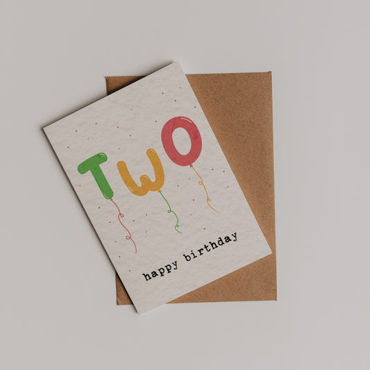 Second Birthday Balloons