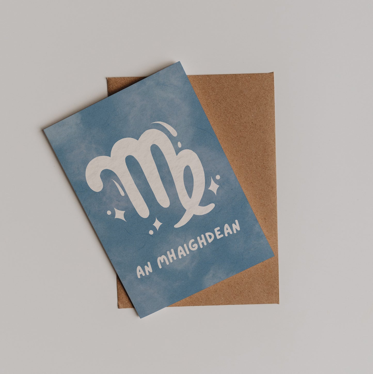 Zodiac Starsign Birthday Card As Gaeilge