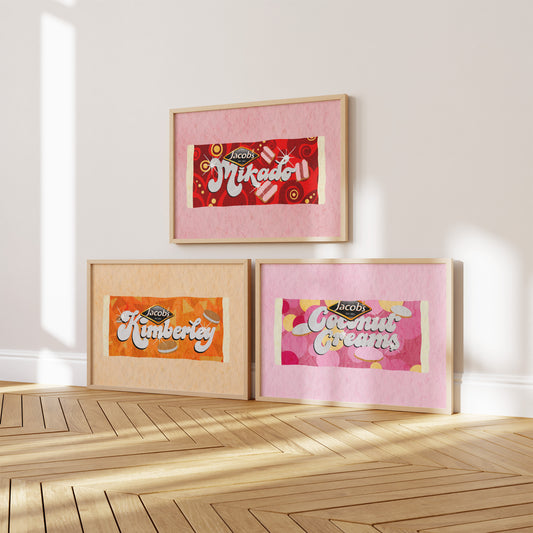 Fancy Biccies Set of A4 Prints