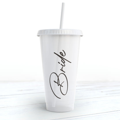 Bride & Team Bride Reusable Plastic Cups